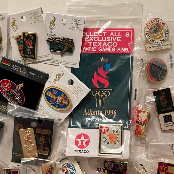 1996 Olympic Pin Lot Collection Set of 118 ~ all different ~ FREE SHIPPING - Picture 4 of 11